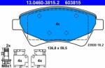 ATE 13.0460-3815.2 Set placute frana, frana disc