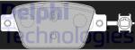 DELPHI LP2486 Set placute frana, frana disc
