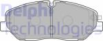 DELPHI LP3293 Set placute frana, frana disc