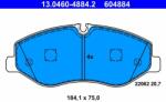 ATE 13.0460-4884.2 Set placute frana, frana disc
