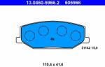 ATE 13.0460-5966.2 Set placute frana, frana disc
