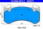 ATE 13.0460-4873.2 Set placute frana, frana disc