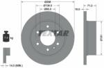 TEXTAR 93143303 Disc frana