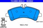 ATE 13.0460-3842.2 Set placute frana, frana disc