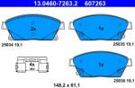 ATE 13.0460-7263.2 Set placute frana, frana disc