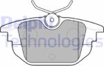 DELPHI LP1472 Set placute frana, frana disc