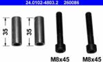 ATE 24.0102-4803.2 Set bucsi de ghidaj, etrier frana