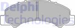 DELPHI LP2770 Set placute frana, frana disc