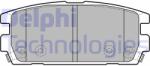 DELPHI LP1930 Set placute frana, frana disc
