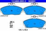 ATE 13.0460-2803.2 Set placute frana, frana disc