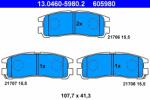 ATE 13.0460-5980.2 Set placute frana, frana disc