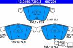 ATE 13.0460-7200.2 Set placute frana, frana disc