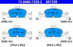 ATE 13.0460-7329.2 Set placute frana, frana disc