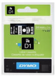 DYMO Feliratozógép szalag Dymo D1 S0721010/53721 24mmx7m, ORIGINAL, fehér/fekete (S0721010) - bestoffice