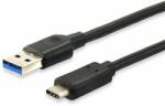 Equip Átalakító Kábel - 128344 (USB-C 3.2 Gen1 to USB-A, apa/apa, fekete, 2m) (128344) - firstshop