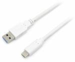 Equip Átalakító Kábel - 128364 (USB-C 3.2 Gen1 to USB-A, apa/apa, fehér, 2m) (128364)