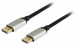 Equip Kábel - 119265 (Premium, DisplayPort1.4 kábel, 8K/60Hz, apa/apa, fekete, 5m) (119265)