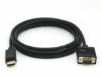 Equip Kábel - 119338 (DisplayPort to VGA, apa/apa, 2m) (119338) - firstshop