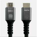 Approx Kábel - HDMI 2.1 kábel apa/apa 2m (UHD 8K, 4K, FHD, aranyozott, HDR10, HDCP 2.2, Dolby TrueHD, ARC) - APPC63 (APPC63)