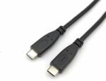 Equip Átalakító Kábel - 12888307 (USB-C2.0 to USB-C, apa/apa, fekete, 1m) (12888307)