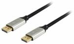 Equip Kábel - 119261 (Premium, DisplayPort1.4 kábel, 8K/60Hz, apa/apa, fekete, 1m) (119261) - firstshop