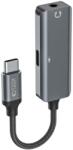 Tech-protect Cablu de date TECH-PROTECT UltraBoost, tata USB-C la mama USB-C si Jack 3.5 mm, Negru (9490713934777)