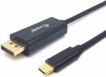 Equip 133428 USB-C - DisplayPort 1.2 Kábel 3m - Fekete (133428)