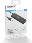 EMTEC Hub Ultra Slim USB 3.1 4 Port T620, USB Hub (ECHUBT620A) - pcone