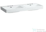 Laufen Pro S 120x46 cm-es dupla mosdó 3 csaplyukkal, LCC Active bevonattal, fehér H814966A001081 (H814966A001081)