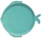Easy Life - R2S konyha Hal formájú porcelán desszertes tányér - 22, 5x20, 5 cm - Sea Friends (VR-2582SEAQ)