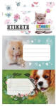  Füzetcímke STREET Animals cute 10 címke/csomag (23325)