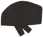 Euronda MONOART BANDANA textil sapka fekete 1 db