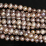  Perle de Cultura Ovale Margele Bijuterii 9-10 x 10-11 mm - Lungime Sirag 38 cm