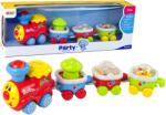  Lean-toys Színes oktató vonat kisgyermekeknek Light Sound mozdony