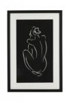 Bizzotto Tablou decorativ alb negru 40x3x60 cm (0240746)