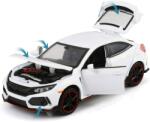 HONGW Honda Civic Type R 2017 White cu led-uri si sunete1/43 (21320)