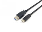 Equip 128344 USB-A - USB-C kábel 2m fekete