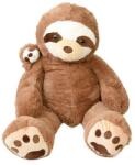 Bear Toys Óriás barna lajhár plüss figura bébivel (75/120 cm) (LB839087)