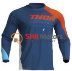 Thor Bluza Motocross/Enduro Thor Sector Edge albastru cu portocaliu