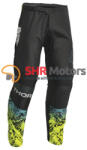Thor Pantaloni Motocross/Enduro Thor Sector Atlas negru/galben fluorescent
