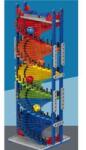 Magic Toys Szivárvány színű spirálpálya építő szett 500db-os MKO511715