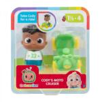 Jazwares Cocomelon figura készlet JJ és barátai járműben - Cody (CMW0512)
