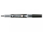 Pilot Marker pentru tabla Pilot V-Board, varf rotund, 1.3-3 mm, negru (PI500030) - birotica-asp