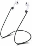  TKG Tech- Protect Strap - headset fülhallgató tartó szilikon, nyakba akasztható, fekete