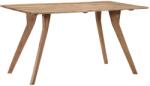vidaXL Masă de bucătărie, 140 x 80 x 76 cm, lemn masiv de acacia (247977)