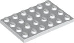 LEGO® 3032c1 - LEGO fehér lap 4 x 6 méretű (3032c1)