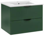 MIRANO Vera II fürdőszobabútor + mosdókagyló + szifon - 60 cm (zöld)