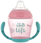  Cana anti-varsare cu cioc moale Sea life, 230 ml, Pink, Canpol Babies