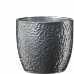 Soendgen Keramik Boston Metallic ezüst 14 cm kerámia kaspó
