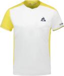 Le Coq Sportif Tricouri bărbați "Le Coq Sportif Tennis Pro T-Shirt SS 23 N°1 M - new optical white/jaune champion